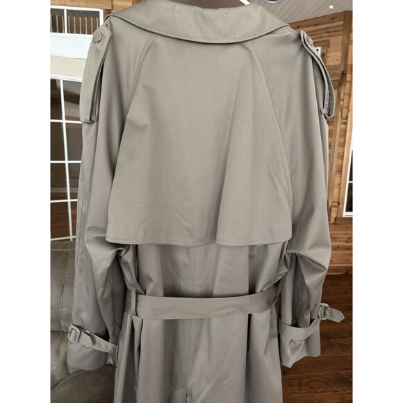 Harbor Light Trench Coat XL Men 46R Tan Brown Zip Out Lining Classic Tradition - Picture 3 of 11